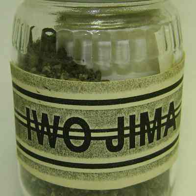 Jar of Iwo Jima Volcanic Sand