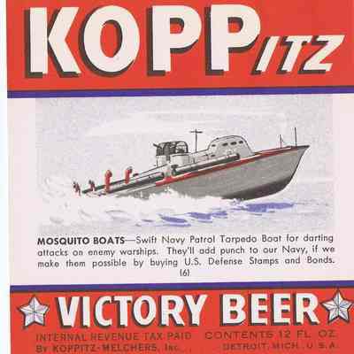 Koppitz Victory Beer label #6