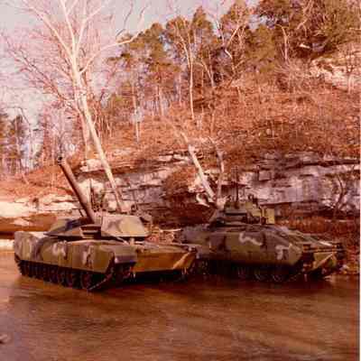 M1 Abrams and M3 Bradley photo