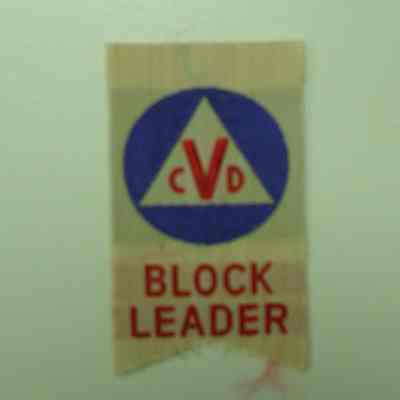 Civil Defense Block Leader ribbon