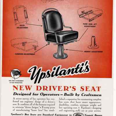 Ypsilanti Reed Furniture Company Drivers Seat Ad Proof