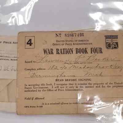 War ration book 4