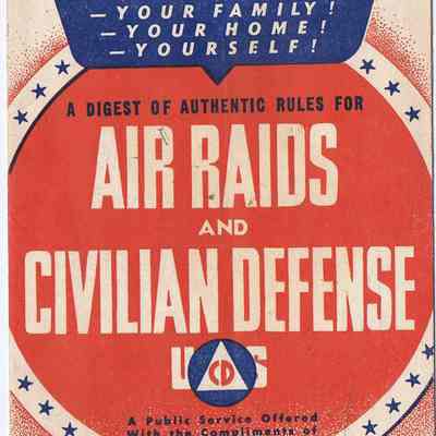 Air Raid & Civil Defense Brochure