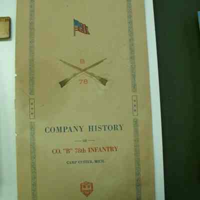 Company History, Co B 78th Infantry