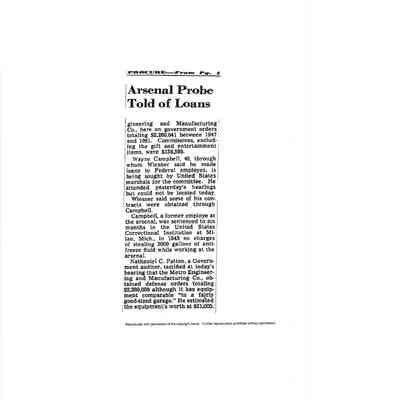 Articles on BG Crawford Investigation
