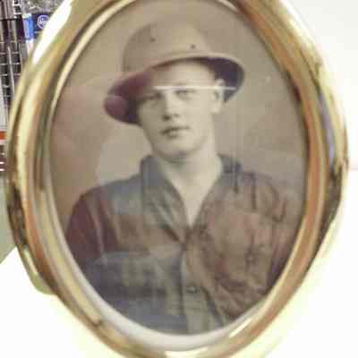 Framed Photo of Edward Tusset