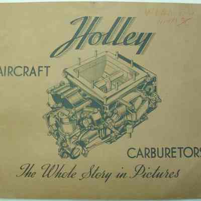 Holley Aircraft Carburetor Book