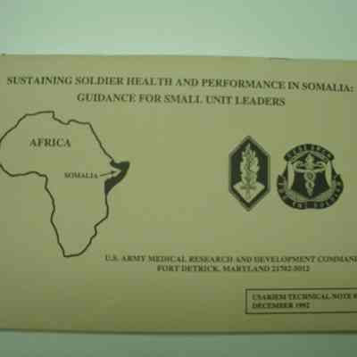 US Army Manual, Somalia