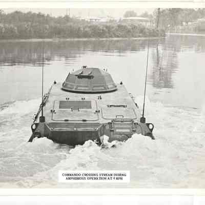 Commando Crossing Stream at 4 MPH