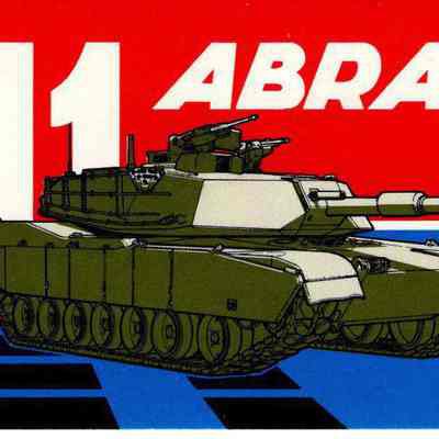 M1 Abrams Sticker
