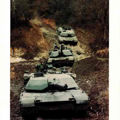M1 Abrams Publicity Photo Card