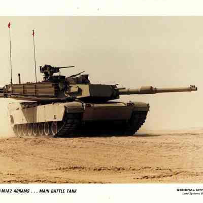 M1A2 KSA Abrams Publicity Photo Card