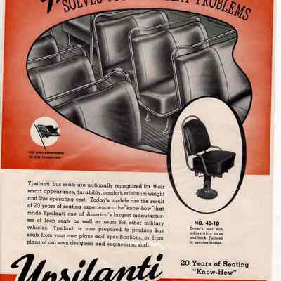 Ypsilanti Reed Furniture Company Bus seat ad Proof