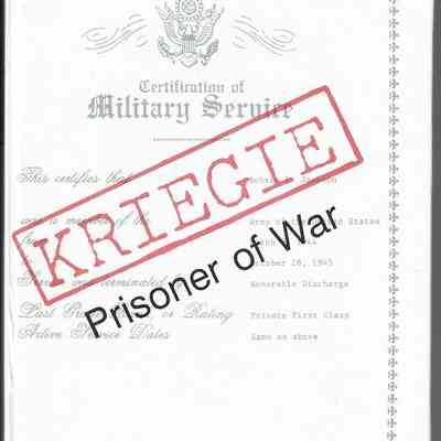 Kriegie: Prisoner of War