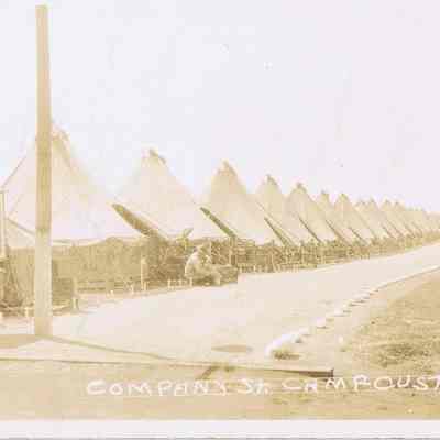 Camp Custer Postcard