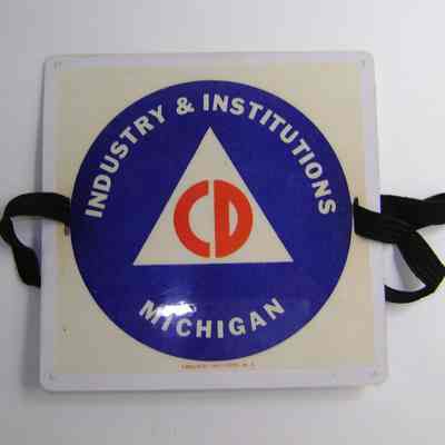 Industry & Institutions Civil Defense Brassard