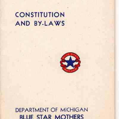 MI Blue Star Mothers Constitution 1943