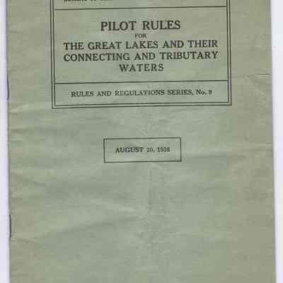 Pilot Rules and Regulations Booklet: Great Lakes & Tributary Waters