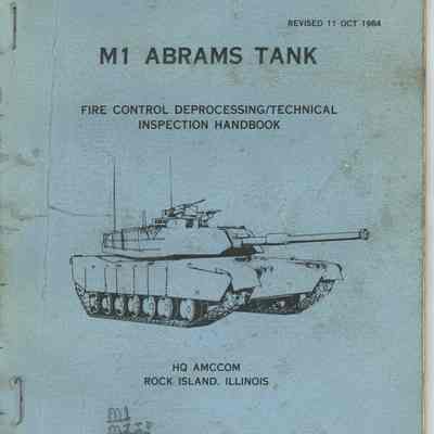 M1 Abrarms Fire Control Deprocessing