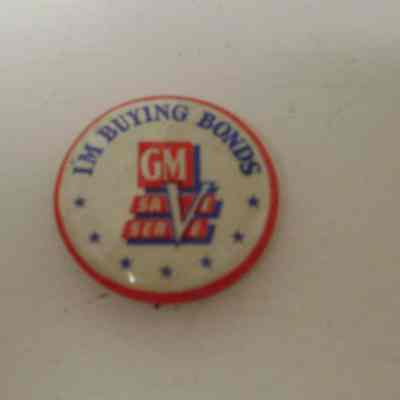 GM Save Serve Bonds Pin