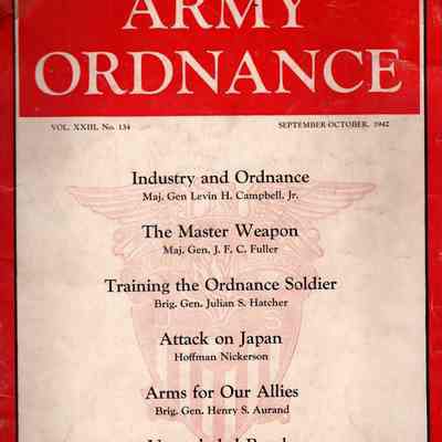 September-October 1942 issue of Army Ordnance Magazine