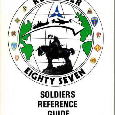 Reforger 87 Soldiers Reference Guide