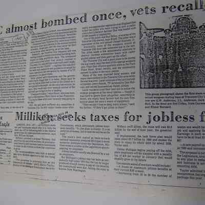 1982 News article on traverse City bombi