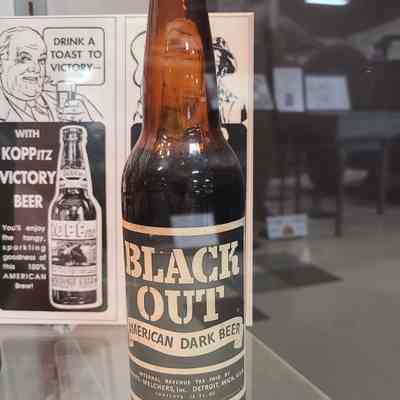 Koppitz "Black Out" Beer bottle