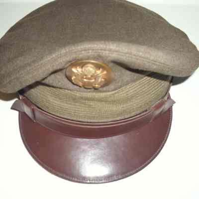 US Army WWII Enlisted Visor Hat
