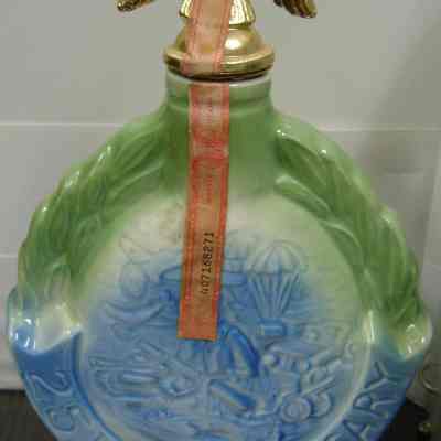 AMVETS Bourborn Bottle: Rear