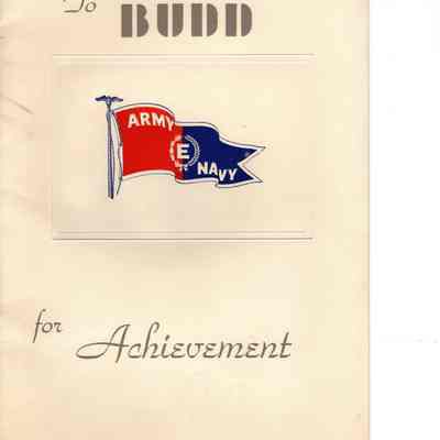 Budd Wheel E-Award Program