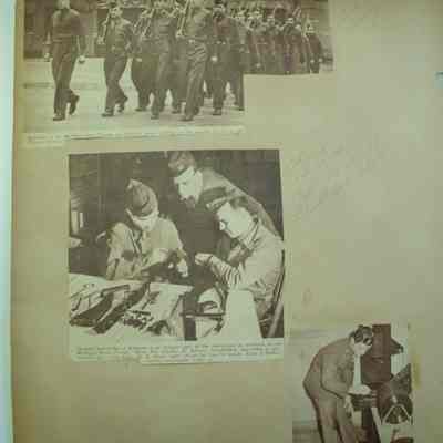 Micigan State Troops Scrapbook Page