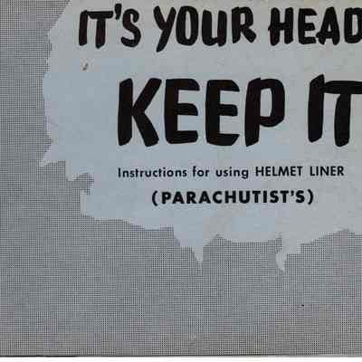 It's Your Head-Keep It!, (Parachutist's)