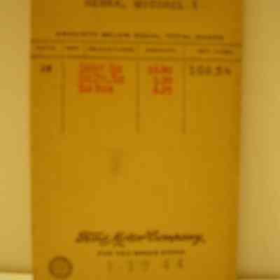 Ford Pay Envelope