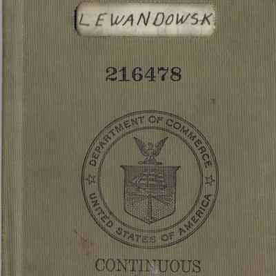 Bureau of Marine Inspection & Navigation Continuous Discharge Book