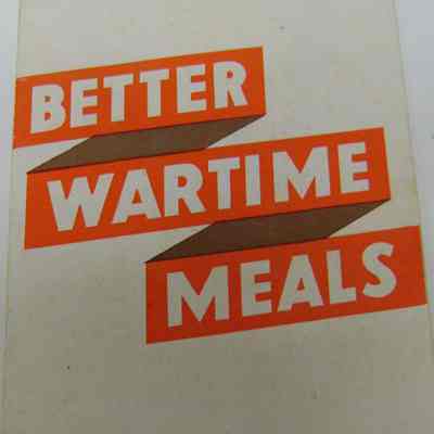 Better Wartime Meals Pamphlet