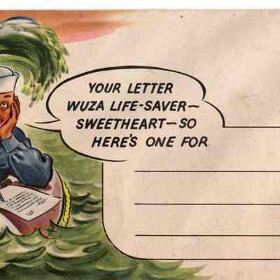US Navy Morale Envelope
