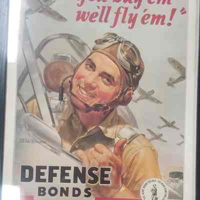 You buy 'em, We'll fly 'em! poster (reproduction)