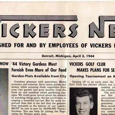 April 1944 Vickers News