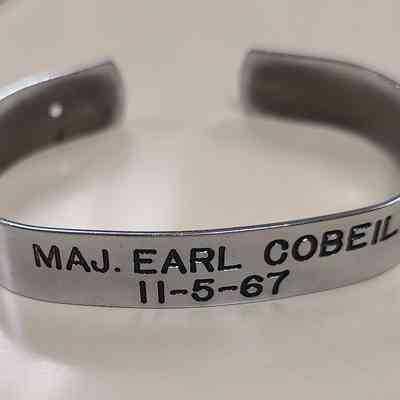 Major Earl Cobeil POW Bracelet