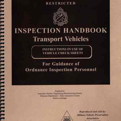 Inspection Handbook Transport Vehicles