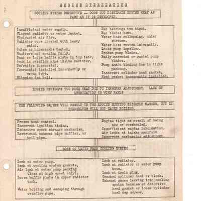 Workbook from the Quartermaster Motor Transport School at San Antonio Texas