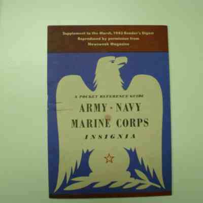 Army, Navy< Marine Corps Uniform Book