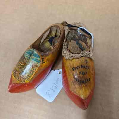 Pair of Wooden Shoes Souvenier