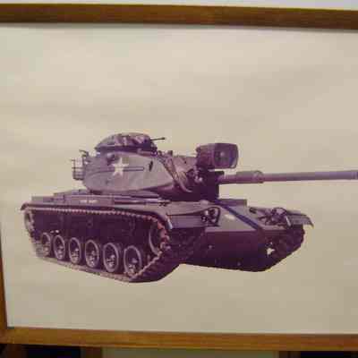 Framed M60A1 Photo