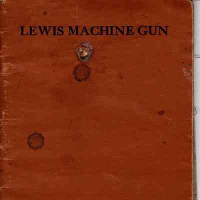 Lewis Machine Gun Manual