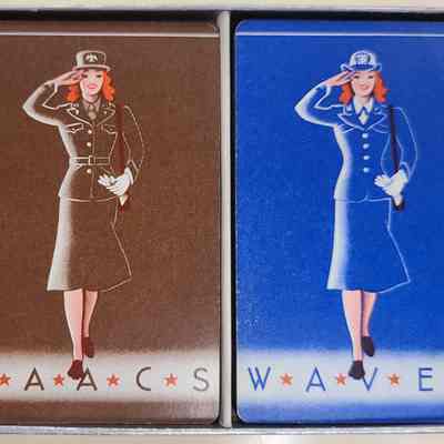 WAACs / WAVES Playing Cards