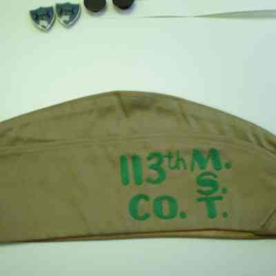 113 Co MST overseas cap