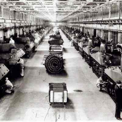 Ford Highland Park Tank Plant assembly line