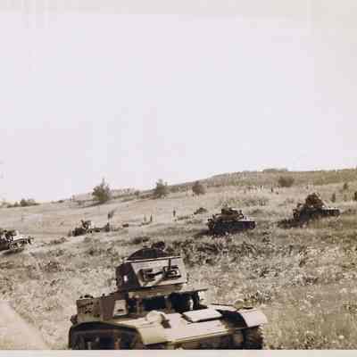 1936 Maneuvers Tank Attack